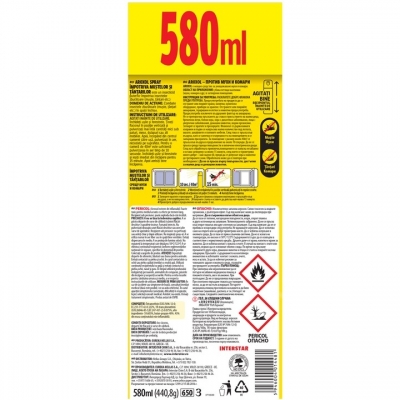 Spray impotriva mustelor si tantarilor Aroxol 580 ml